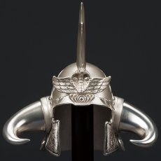 Photo1: FIST OF THE NORTH STAR -RAOH's Helmet- Pure Silver Version (1)