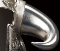 Photo6: FIST OF THE NORTH STAR -RAOH's Helmet- Pure Silver Version (6)