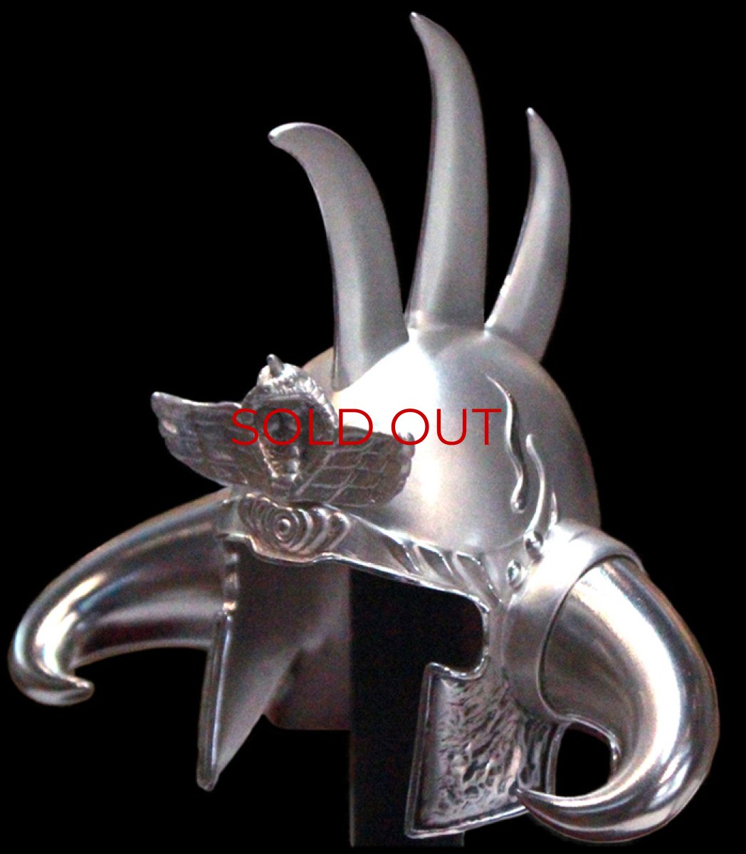 Photo4: FIST OF THE NORTH STAR -RAOH's Helmet- Pure Silver Version (4)
