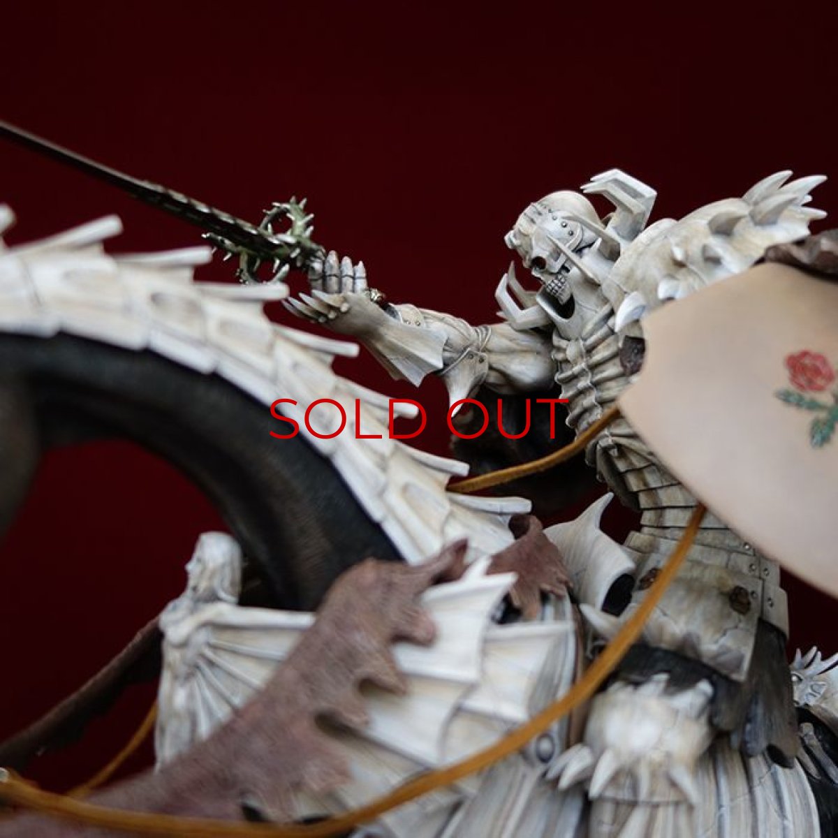 Photo6: No.490  Skull Knight 2019 White Skeleton Version- Limited Edition I(with attachment of Senma Soldier ) (6)