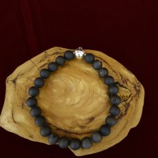 Photo5: Druzy Stone Beherit Bracelet (Eclipse)BSS-B-04BK (5)