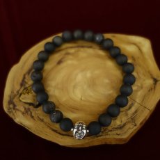 Photo2: Druzy Stone Beherit Bracelet (Eclipse)BSS-B-04BK (2)