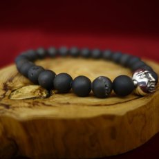 Photo6: Druzy Stone Beherit Bracelet (Eclipse)BSS-B-04BK (6)