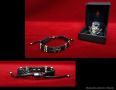 Photo4: [Limited to Feb 5th!!] Wax Code Bracelet with the Mark of Sacrifice (Red/Black)  (4)