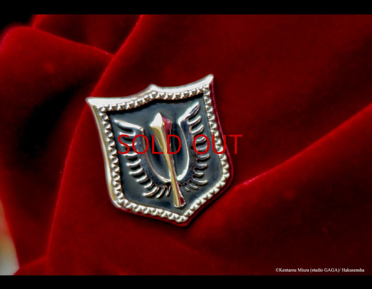 Photo1: [Order until Feb 12.] Emblem of the Hawks Silver Badge (1)