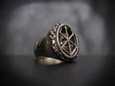Photo5: The Skull Knight & Mark of Sacrifice Silver Ring (Red Eyes ver.)  (5)
