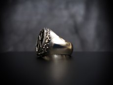 Photo3: [Order Ended] The Skull Knight & Mark of Sacrifice Silver Ring (Red Eyes ver.)  (3)