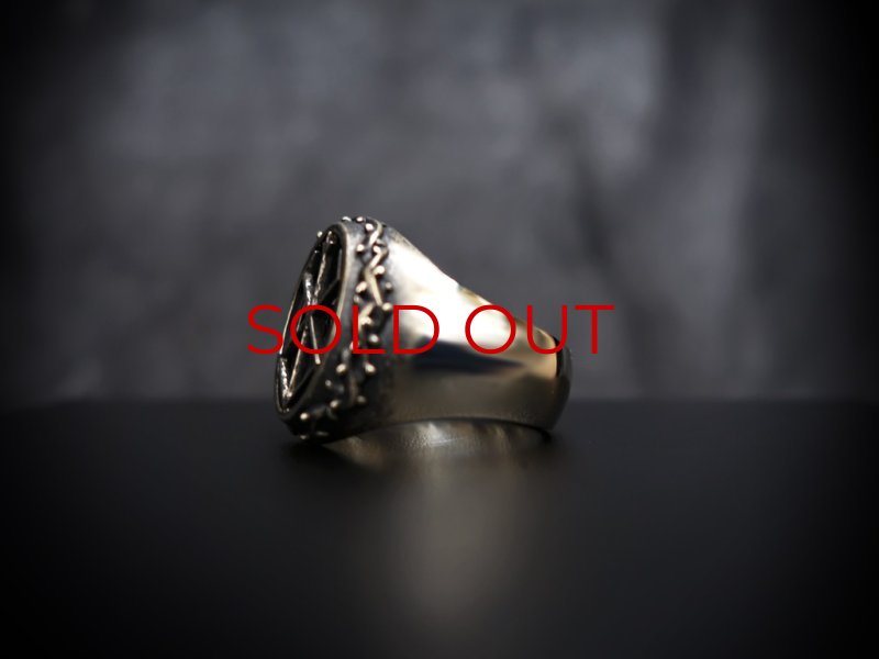 The Skull Knight & Mark of Sacrifice Silver Ring (Red Eyes ver