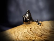 Photo1: Beherit Silver Chain Pendant  / Black Ruthenium ver. (Egg of the King/Eclipse) (1)