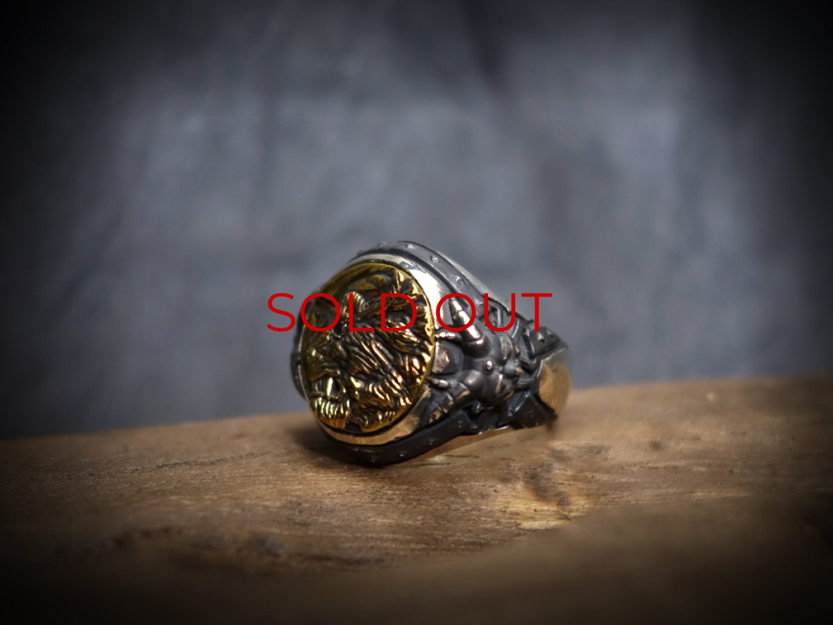 Photo2: Zodd Silver Ring (attachment of Black Diamond stone-filled) (2)