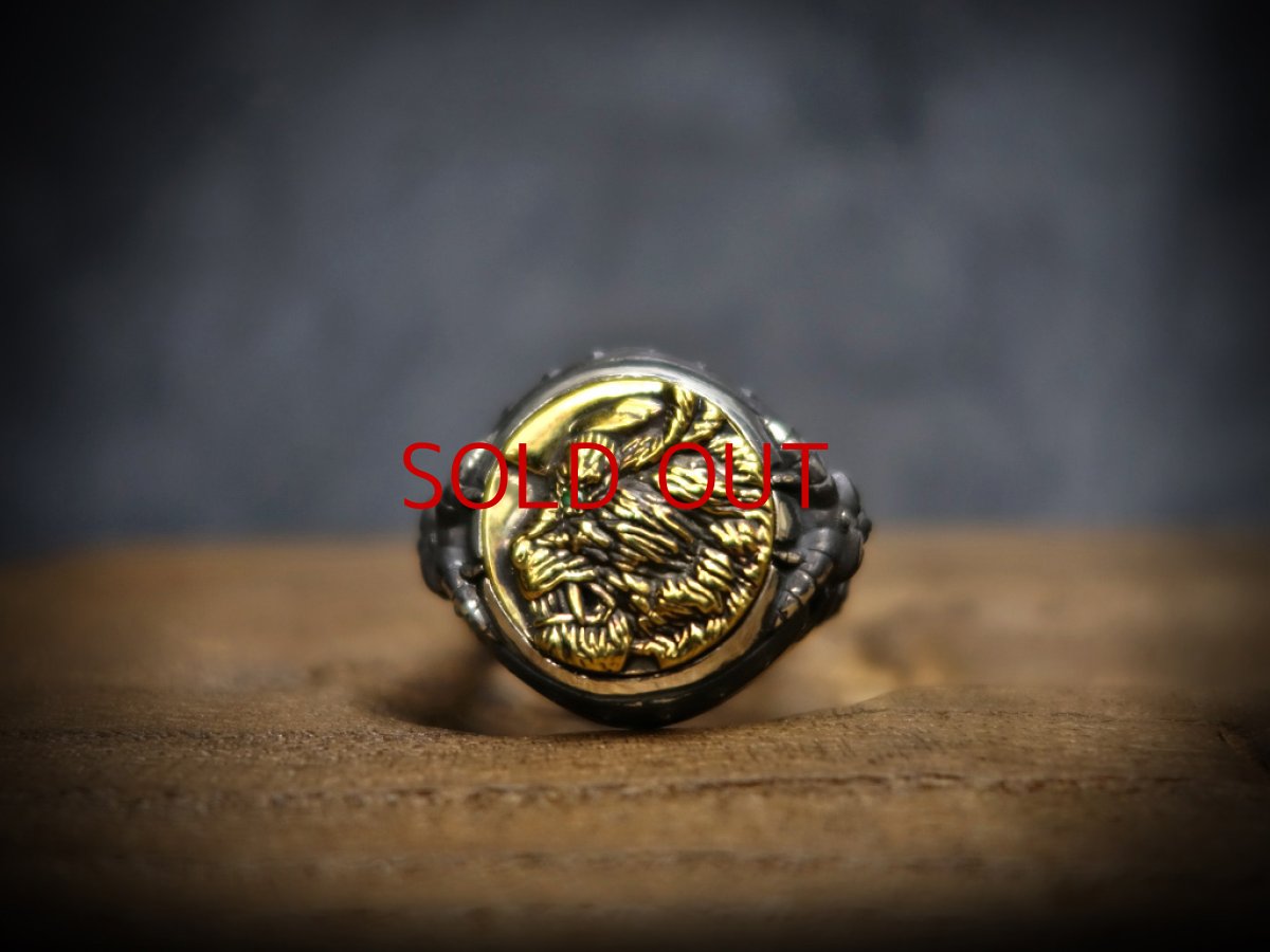 Photo1: [Order until Feb 12.] Zodd Silver Ring (attachment of Emerald -filled) (1)