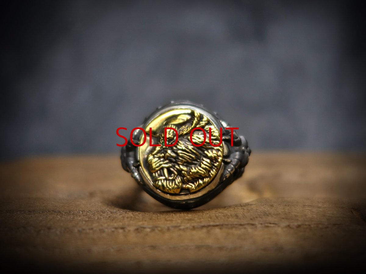 Photo1: Zodd Silver Ring (attachment of Emerald -filled) (1)