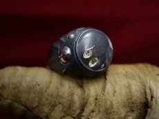 Photo3: Femto Silver Ring (attachment of Diamond stone-filled) (3)