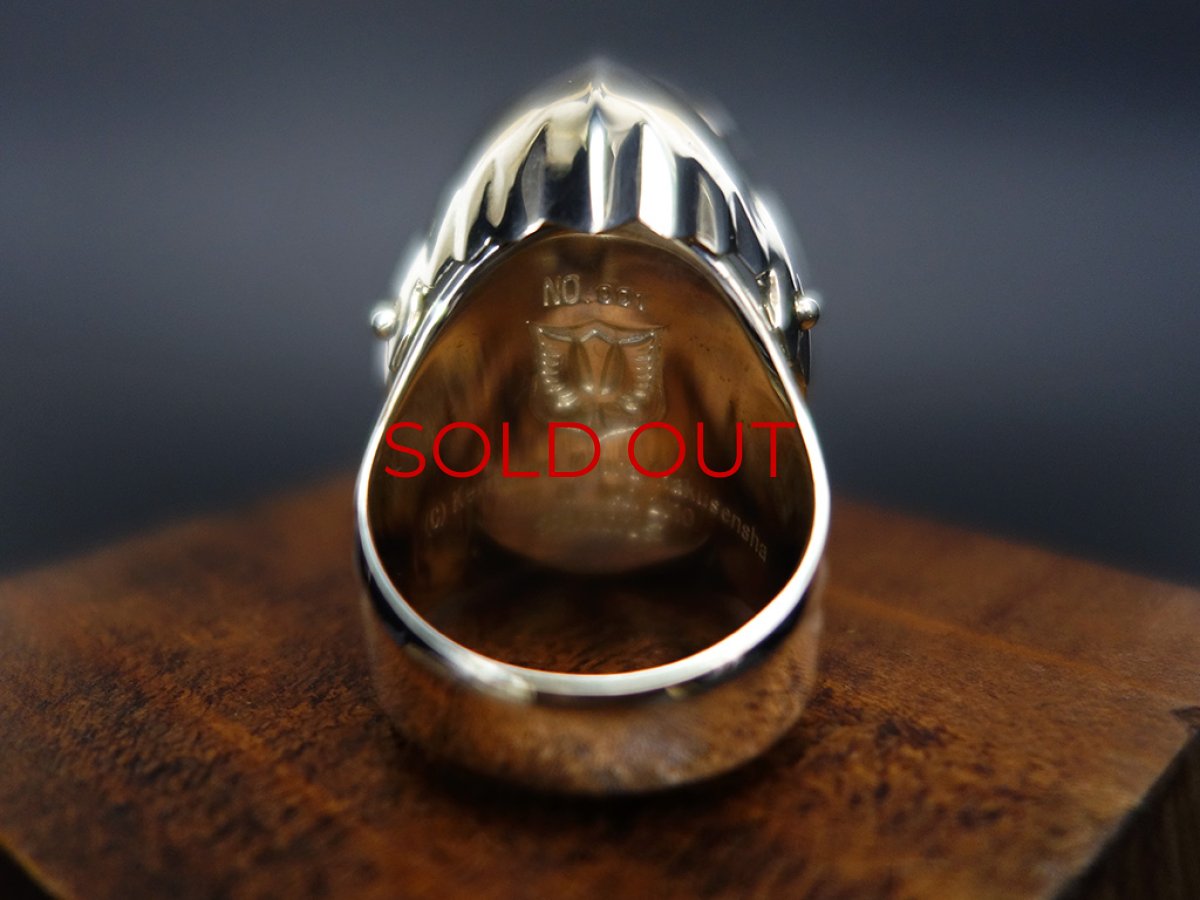 Photo7: Griffith Silver Ring (attachment of Blue Topaz)  (7)