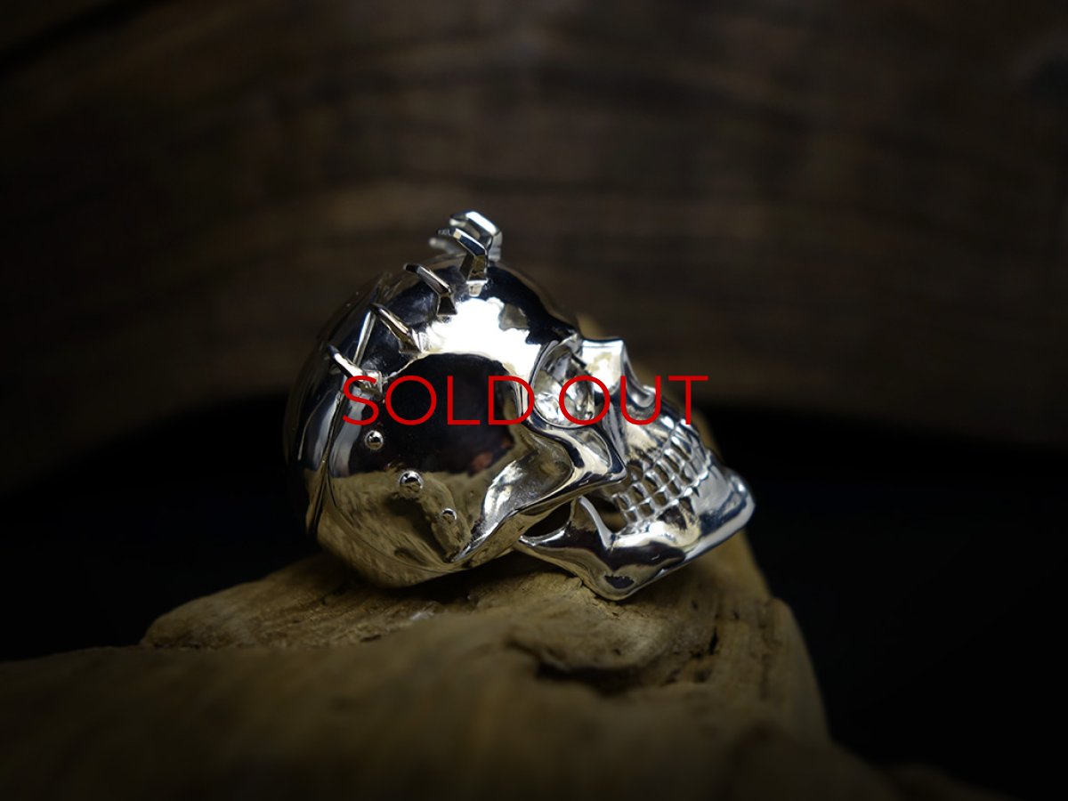 Photo13: The Skull Knight Silver Ring (crystal eye) [limited 10 pcs] (13)