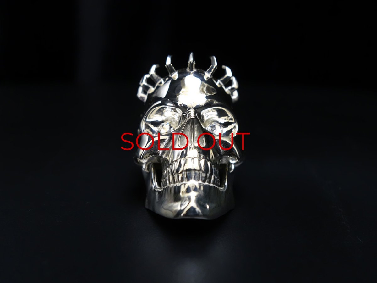 Photo9: The Skull Knight Silver Ring (crystal eye) [limited 10 pcs] (9)
