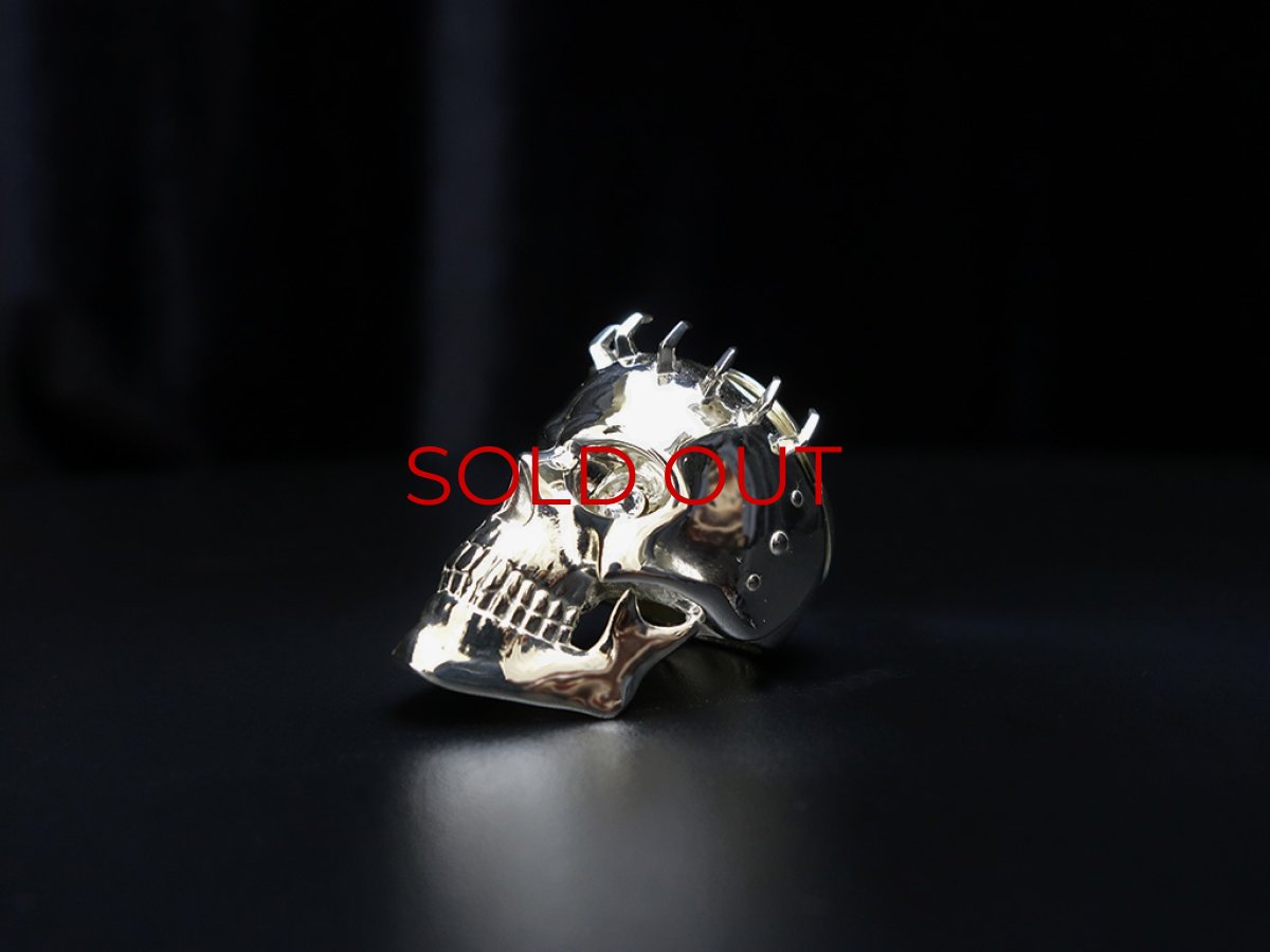 Photo3: The Skull Knight Silver Ring (crystal eye) [limited 10 pcs] (3)