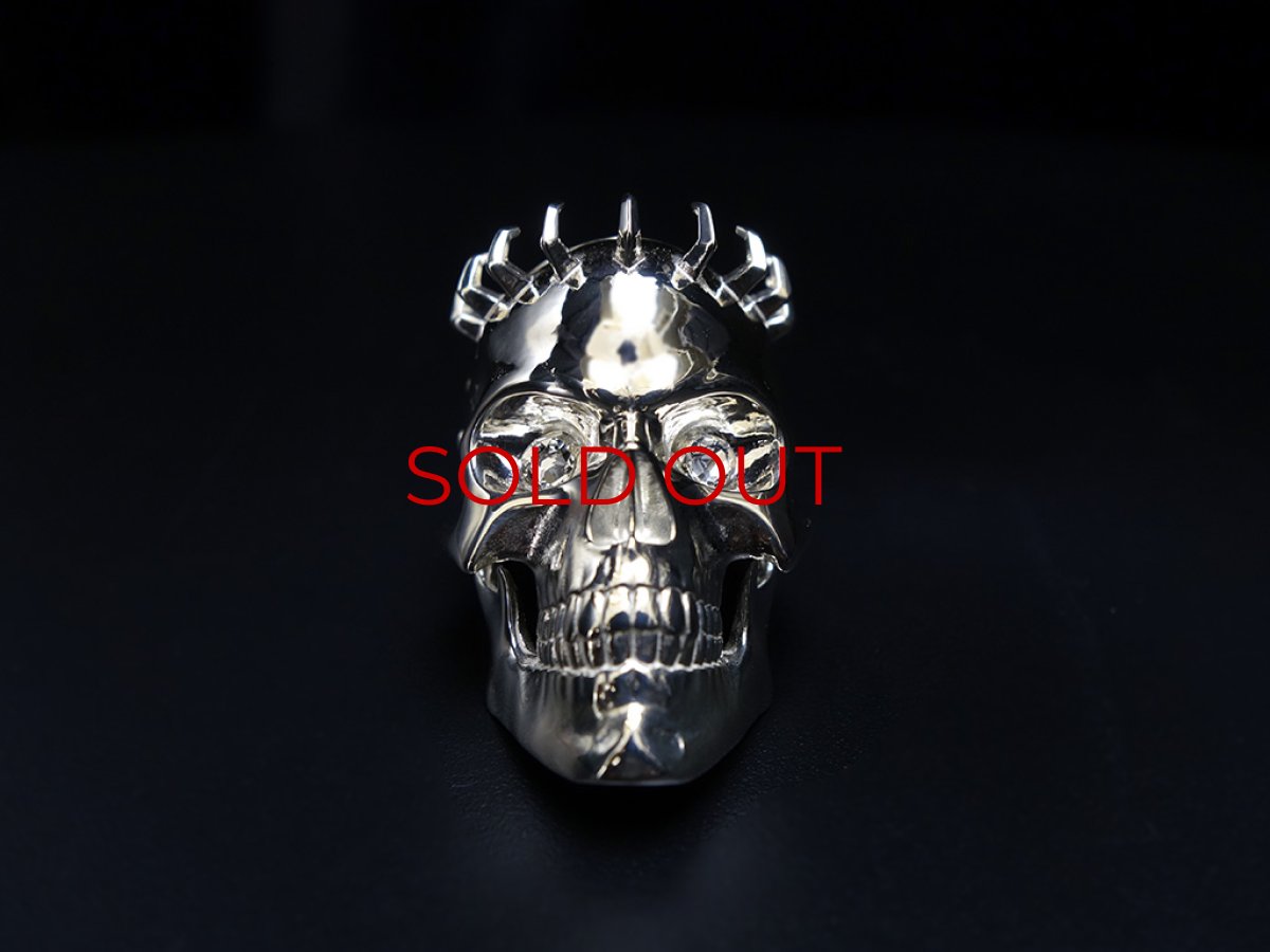 Photo10: The Skull Knight Silver Ring (crystal eye) [limited 10 pcs] (10)