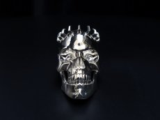 Photo10: The Skull Knight Silver Ring (crystal eye) [limited 10 pcs] (10)