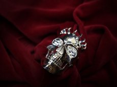 Photo4: The Skull Knight Silver Ring (crystal eye) [limited 10 pcs] (4)