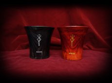 Photo3: [New Color] Mark of Sacrifice Wooden maki-e Cup  (3)