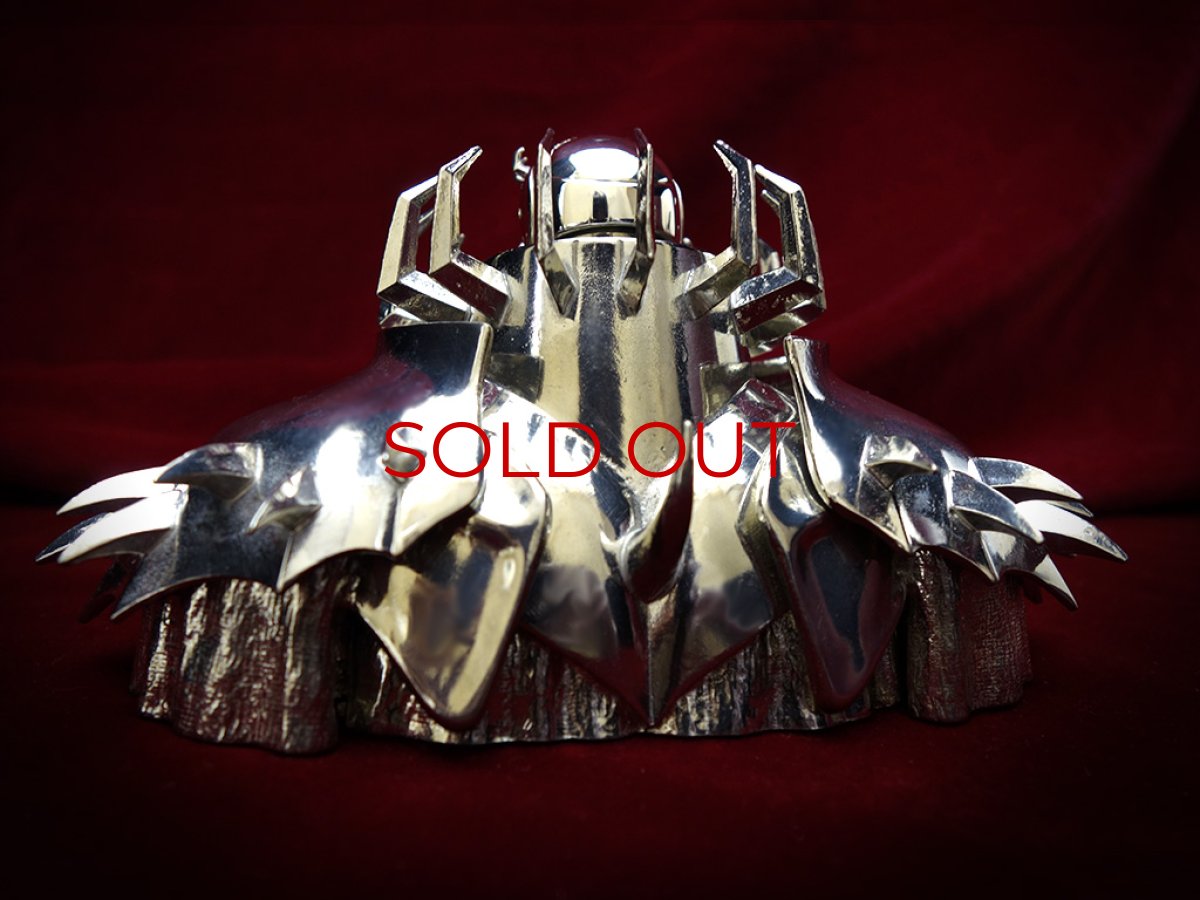 Photo7: Special Price[base and ring set] *Limited to the first 10 orders! [ALL JAPAN MADE] 髑髏の騎士バストアップ Skull Knight Bust [ALL METAL] (7)