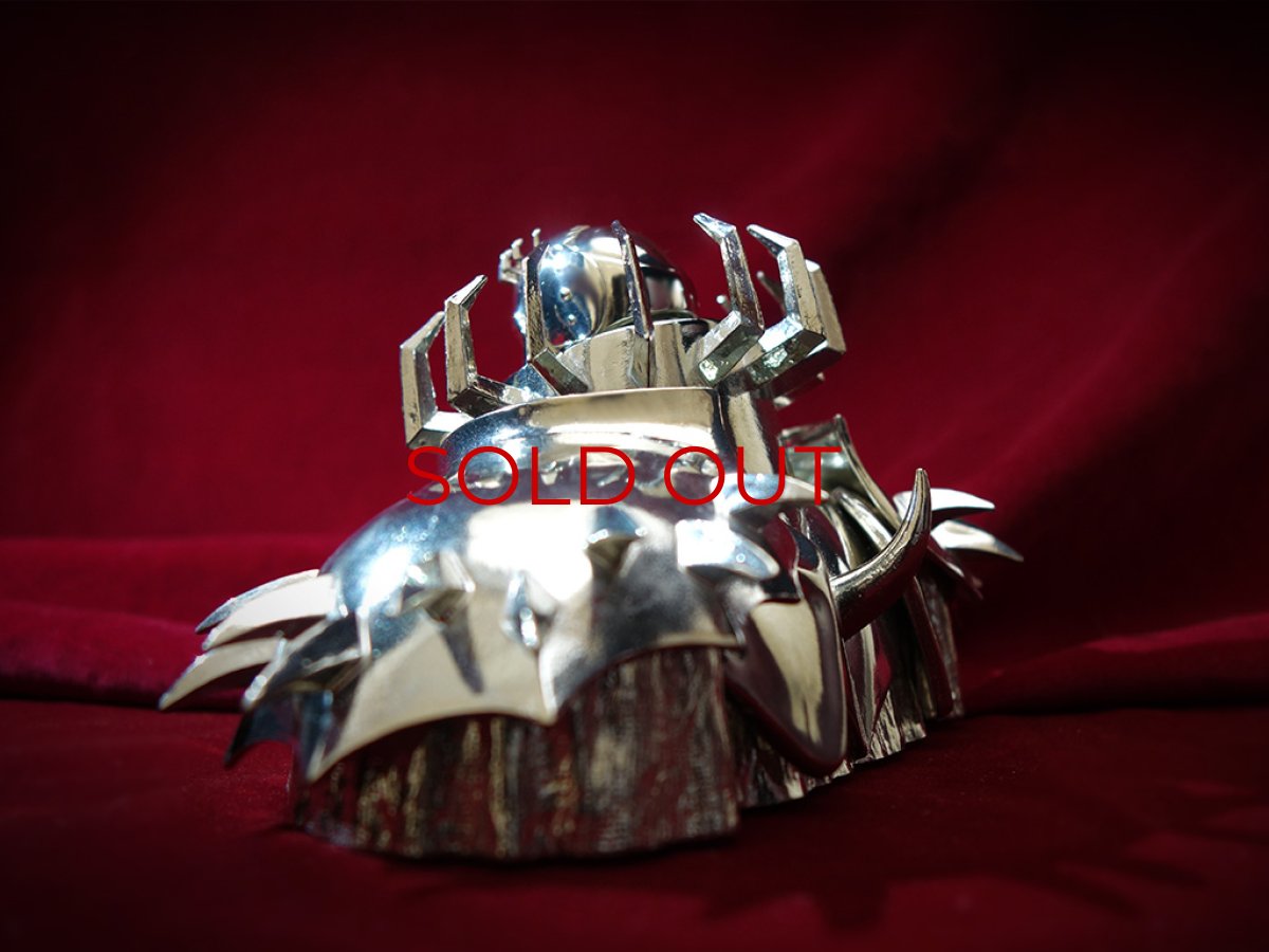 Photo10: Special Price[base and ring set] *Limited to the first 10 orders! [ALL JAPAN MADE] 髑髏の騎士バストアップ Skull Knight Bust [ALL METAL] (10)