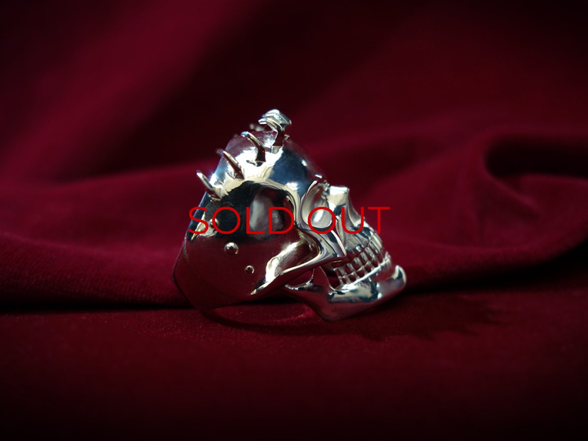 Photo17: Special Price[base and ring set] *Limited to the first 10 orders! [ALL JAPAN MADE] 髑髏の騎士バストアップ Skull Knight Bust [ALL METAL] (17)