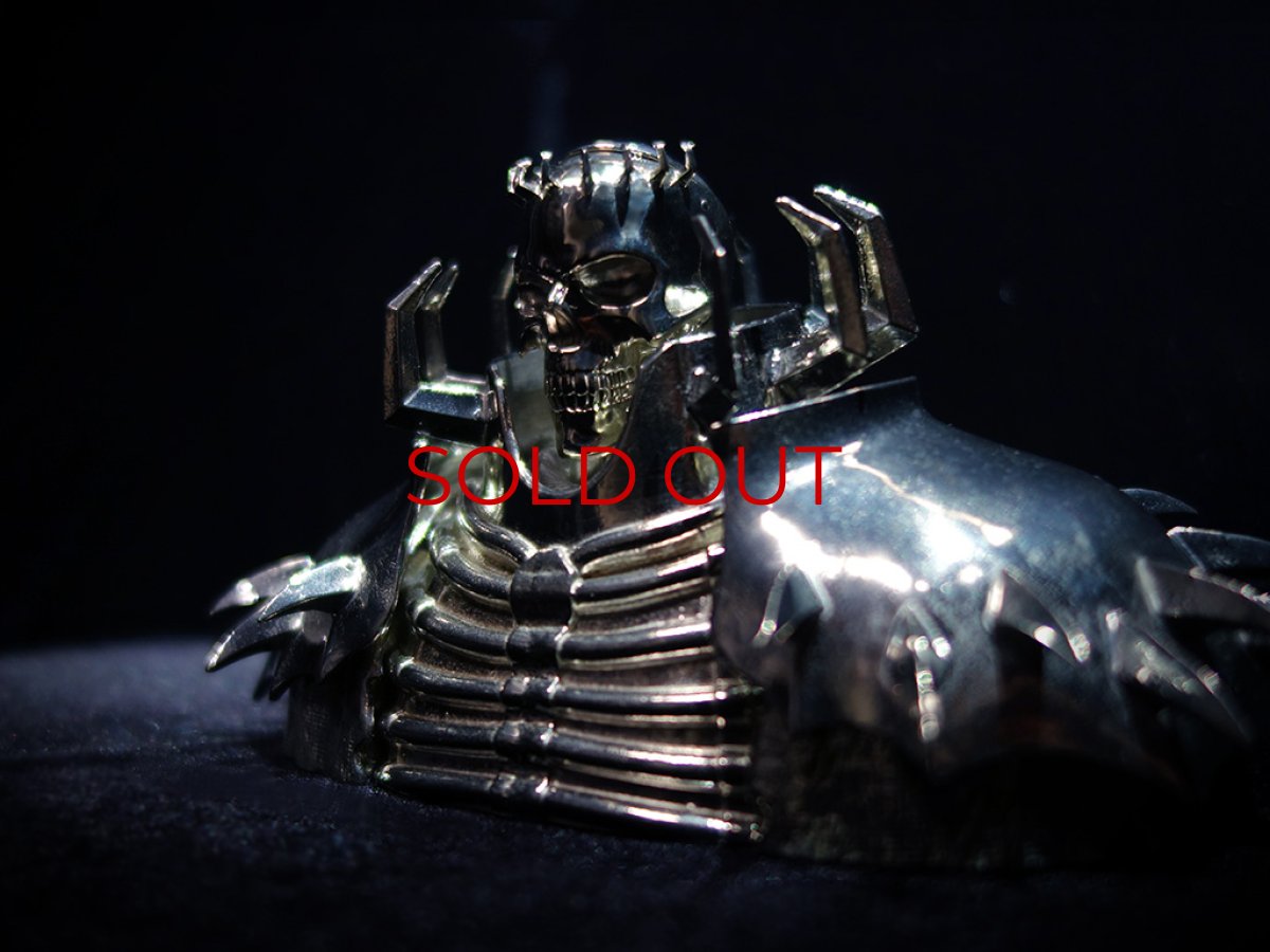 Photo3: 髑髏の騎士バストアップ   Skull Knight Bust [ALL JAPAN MADE]  [ALL METAL]  (3)