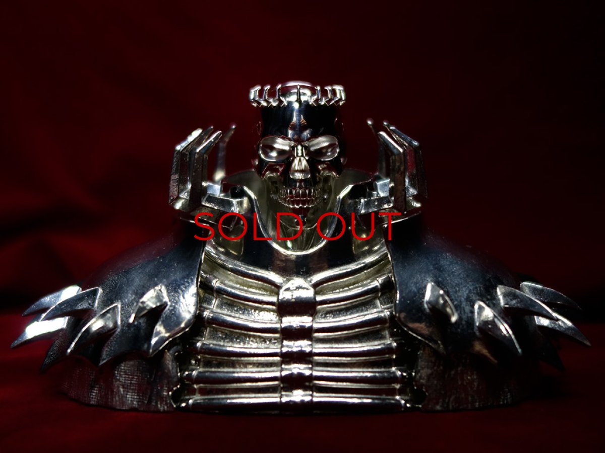 Photo13: 髑髏の騎士バストアップ   Skull Knight Bust [ALL JAPAN MADE]  [ALL METAL]  (13)