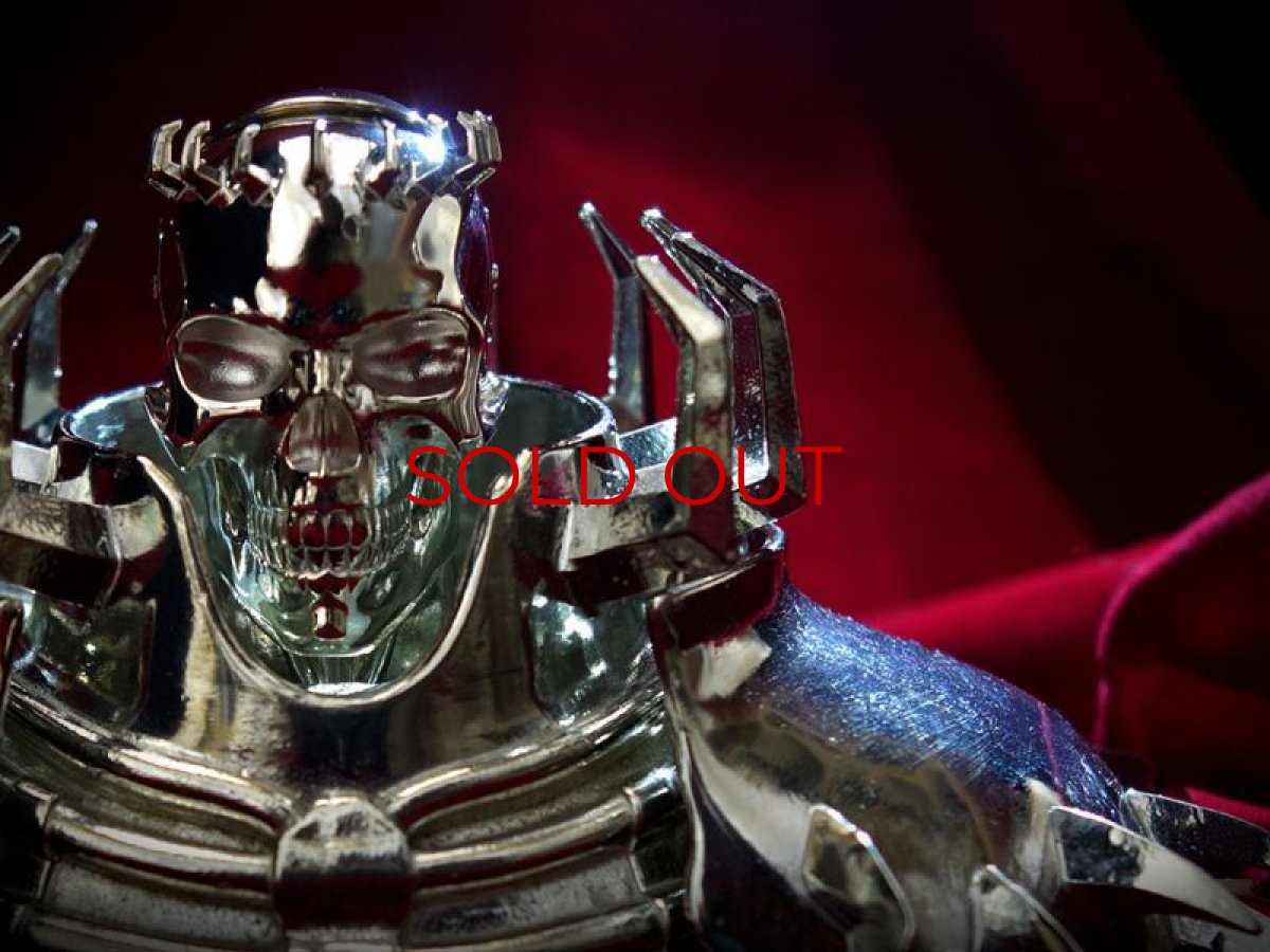 Photo6: 髑髏の騎士バストアップ   Skull Knight Bust [ALL JAPAN MADE]  [ALL METAL]  (6)