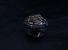 Photo2: Zodd Silver Ring (attachment of Zirconia stone-filled) (2)