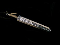 Photo4: Dragon Slayer Silver Pendant (Chain / Leather strap) (4)