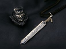 Photo6: Dragon Slayer Silver Pendant (Chain / Leather strap) (6)