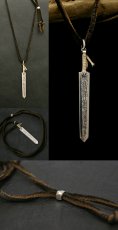 Photo9: Dragon Slayer Silver Pendant (Chain / Leather strap) (9)