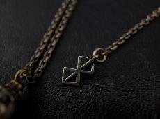 Photo5: Beherit Silver Chain Pendant (Egg of the King/Eclipse) (5)