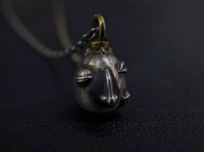 Photo2: Beherit Silver Chain Pendant (Egg of the King/Eclipse) (2)