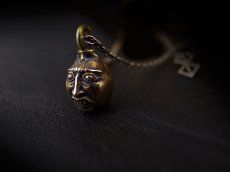 Photo5: [Reprint] Beherit Beryllium Copper Chain Pendant (Egg of the King/Eclipse) (5)