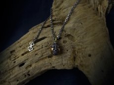 Photo4: [Reprint] Beherit Beryllium Copper Chain Pendant (Egg of the King/Eclipse) (4)