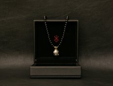 Photo8: Beherit Silver Necklace / Onyx ver. (Egg of the king / Eclipse)  (8)