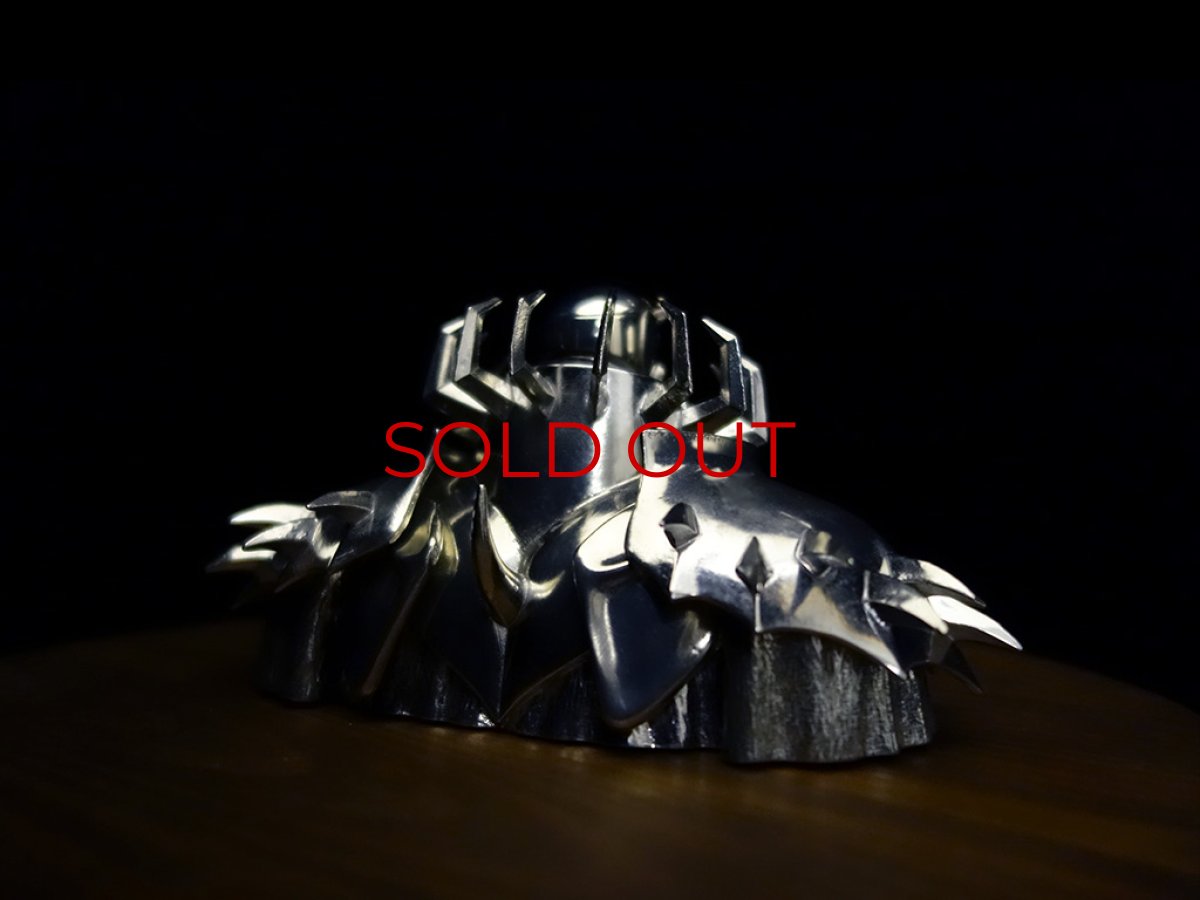 Photo9: 髑髏の騎士バストアップ Skull Knight Bust  Red Eyes ver.  [ALL JAPAN MADE] [ALL METAL] Limited 5 pcs.  *order ended (9)