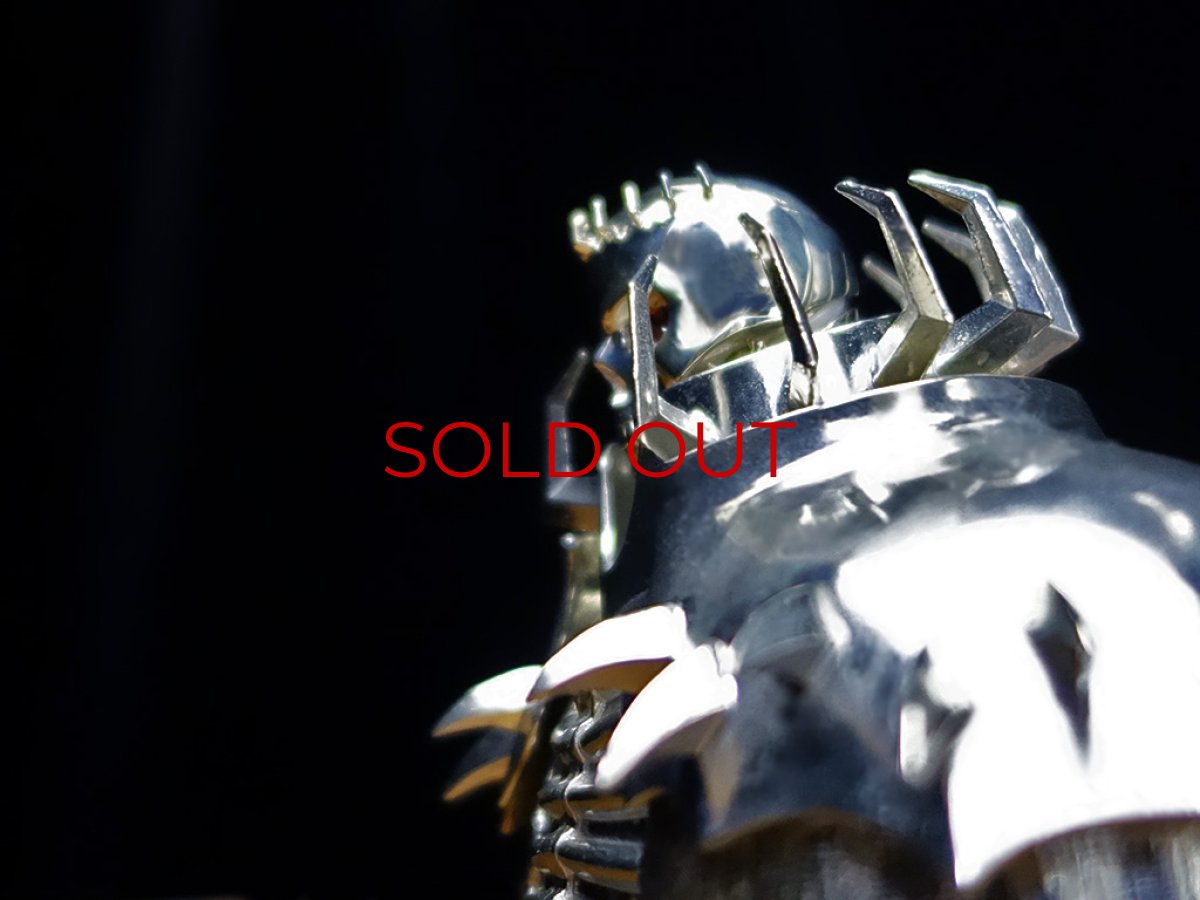 Photo11: 髑髏の騎士バストアップ Skull Knight Bust  Red Eyes ver.  [ALL JAPAN MADE] [ALL METAL] Limited 5 pcs.  *order ended (11)