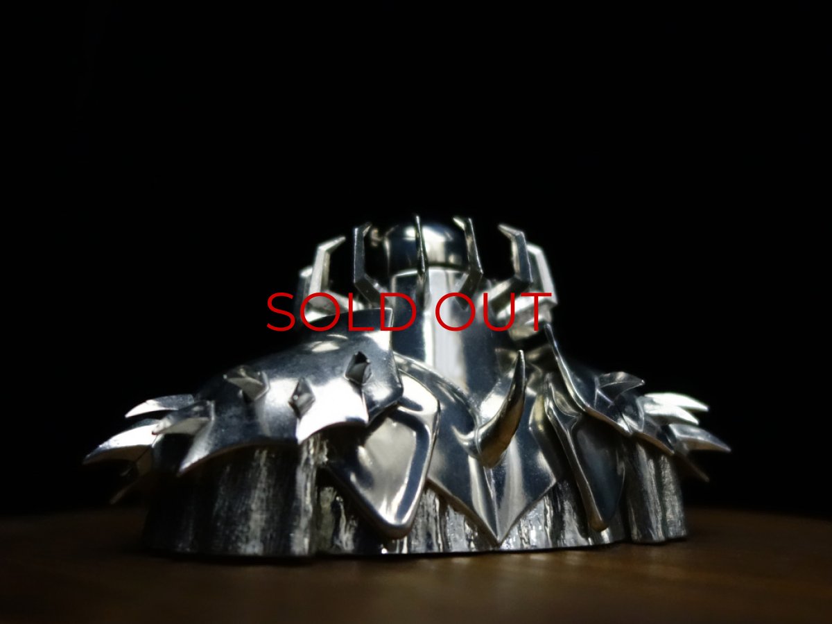 Photo6: 髑髏の騎士バストアップ Skull Knight Bust  Red Eyes ver.  [ALL JAPAN MADE] [ALL METAL] Limited 5 pcs.  *order ended (6)