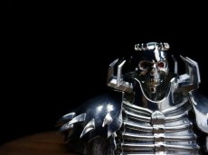 Photo12: 髑髏の騎士バストアップ Skull Knight Bust  Red Eyes ver.  [ALL JAPAN MADE] [ALL METAL] (12)