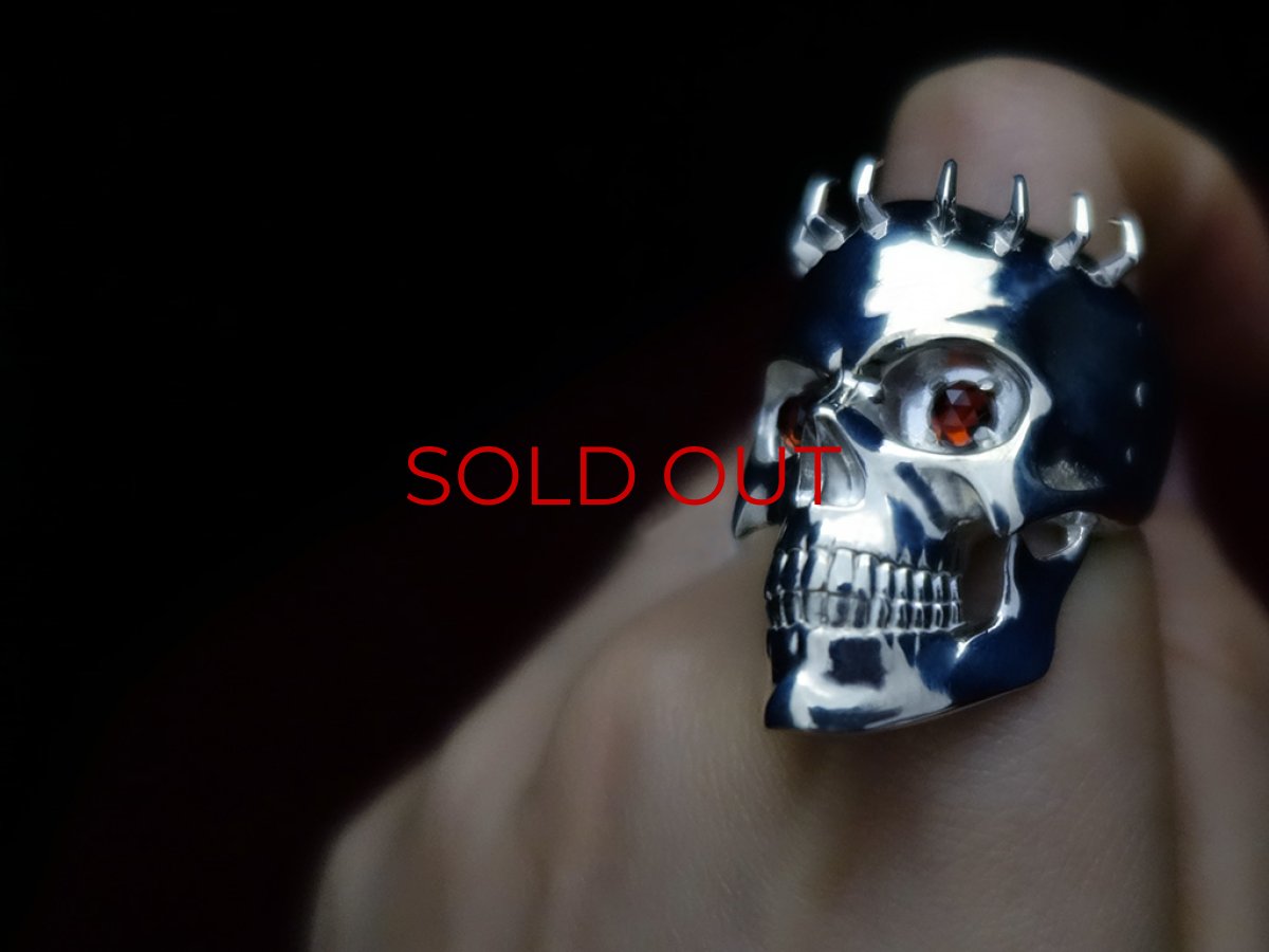 Photo18: 髑髏の騎士バストアップ Skull Knight Bust  Red Eyes ver.  [ALL JAPAN MADE] [ALL METAL] Limited 5 pcs.  *order ended (18)