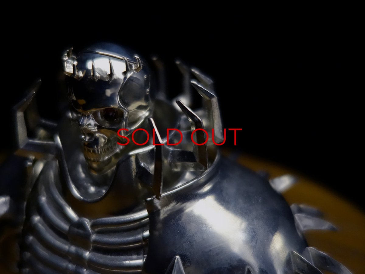 Photo5: 髑髏の騎士バストアップ Skull Knight Bust  Red Eyes ver.  [ALL JAPAN MADE] [ALL METAL] Limited 5 pcs.  *order ended (5)