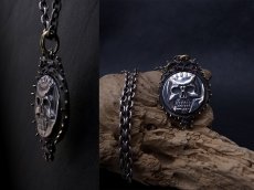 Photo8: Skull Knight Silver Pendant (8)