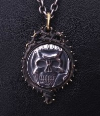 Photo9: Skull Knight Silver Pendant (9)