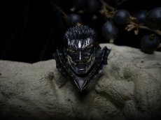 Photo1: Guts Silver Ring (1)