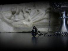 Photo18: Beherit Silver Chain Necklace  / Black Ruthenium ver. (Egg of the King/Eclipse) (18)